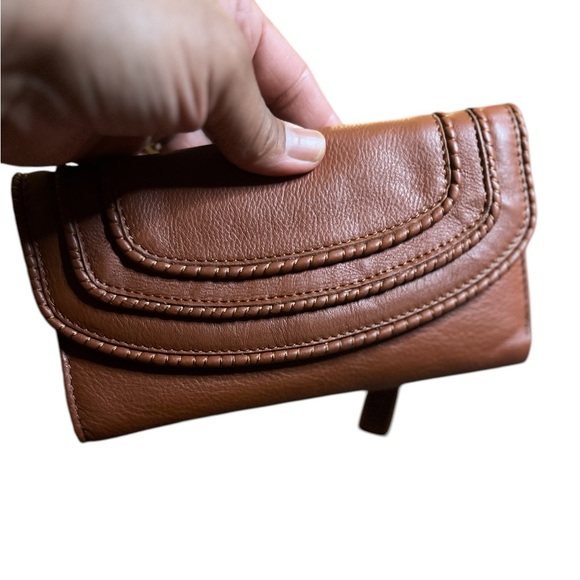 Trifold Leather Wallet NWOT - Picture 6 of 9